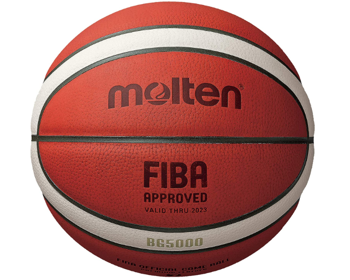 Molten BG-Series Leather Basketball, FIBA Approved - BG5000